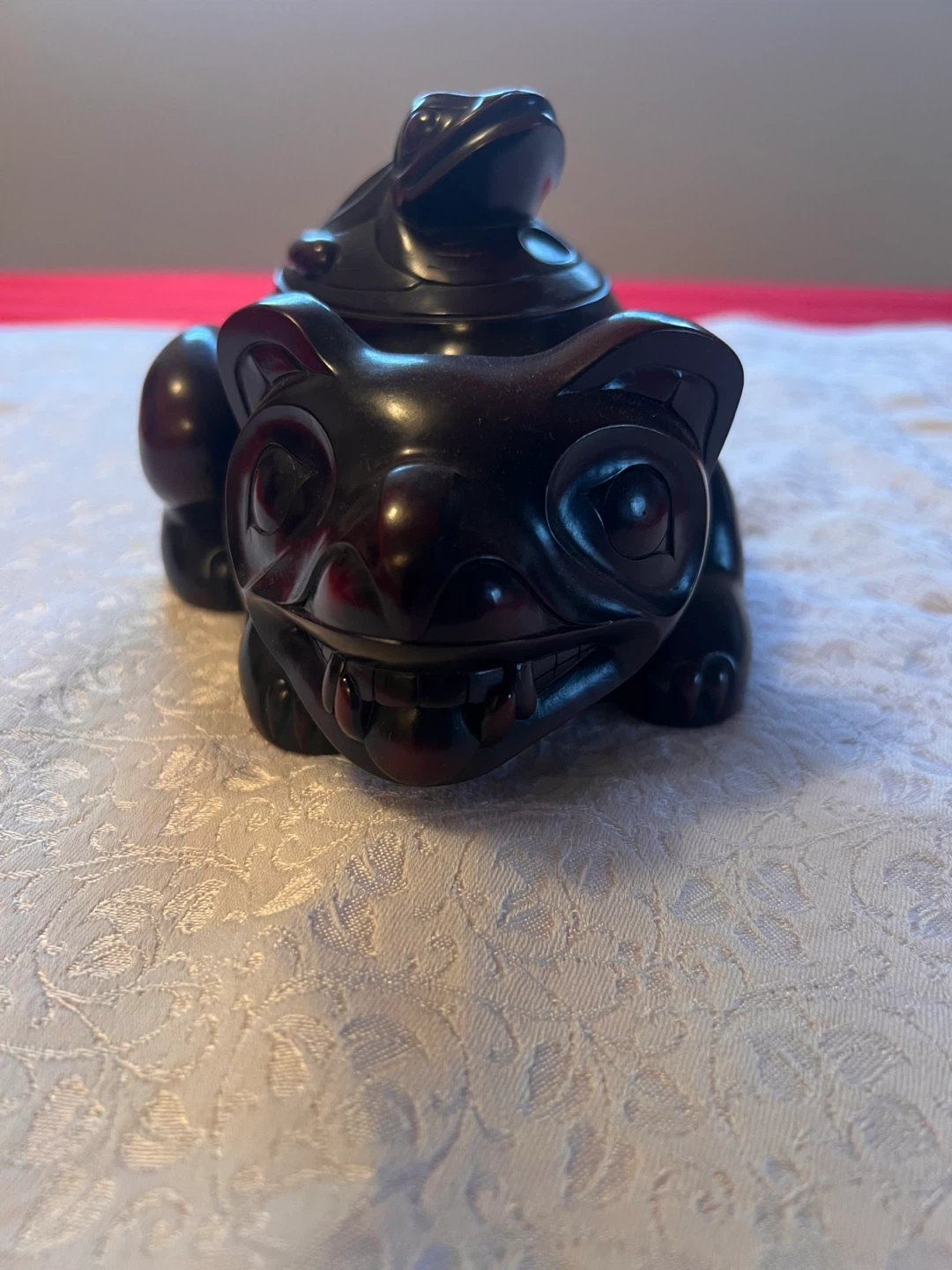 Boma Spirit Box - Indigenous Art Inspired Carving