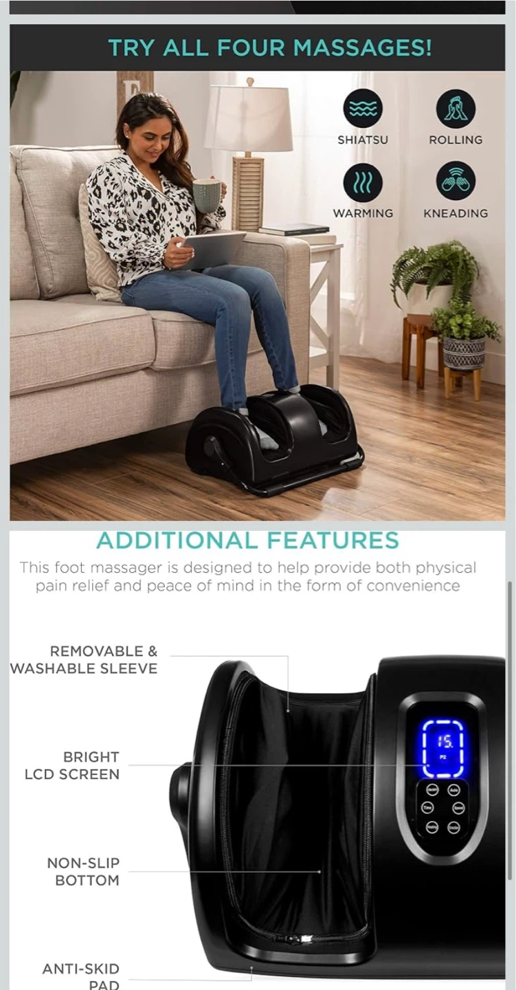 BCP Shiatsu 360 Foot & Calf Massager - photo 3