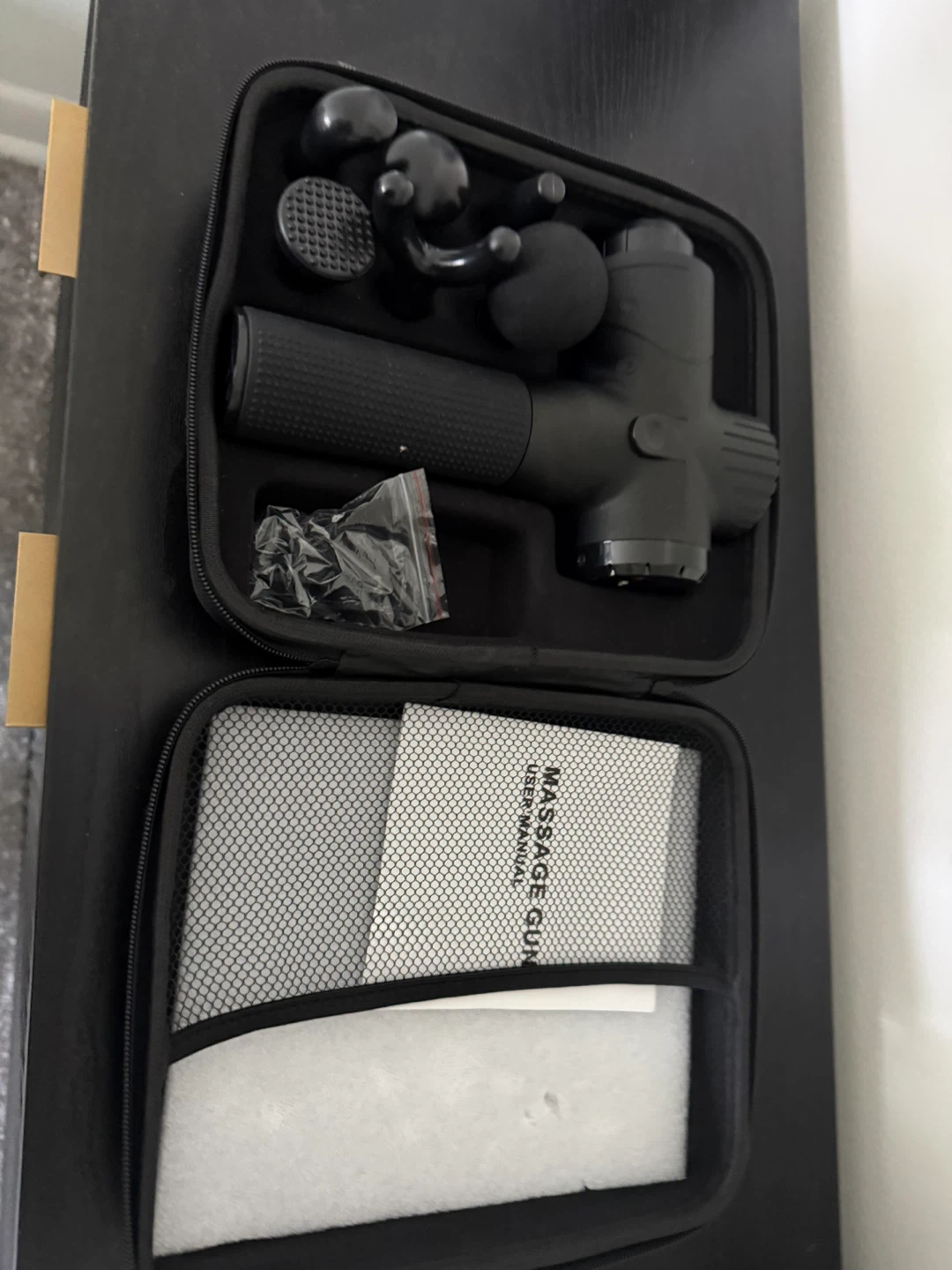 Massage Gun with Attachments *MISSING CHARGER*