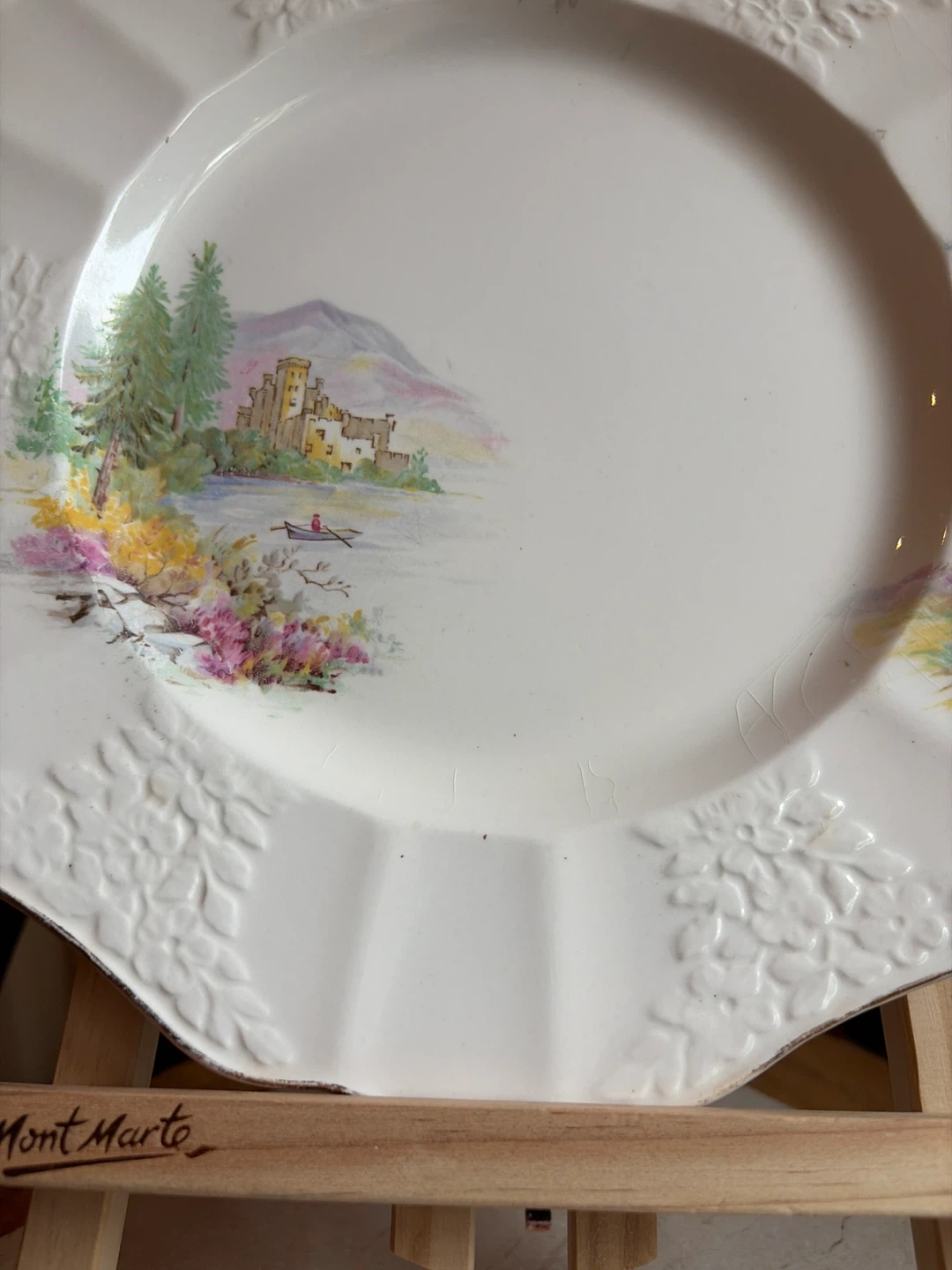 Vintage Decorative Plate with Castle Scene - photo 5
