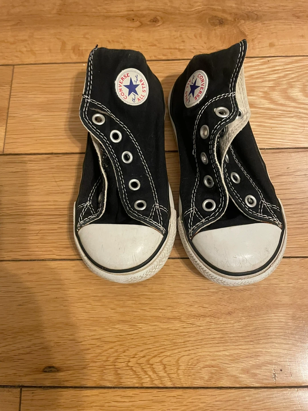 Size 7 bundle- Toddler converse and Vans sneakers - photo 2