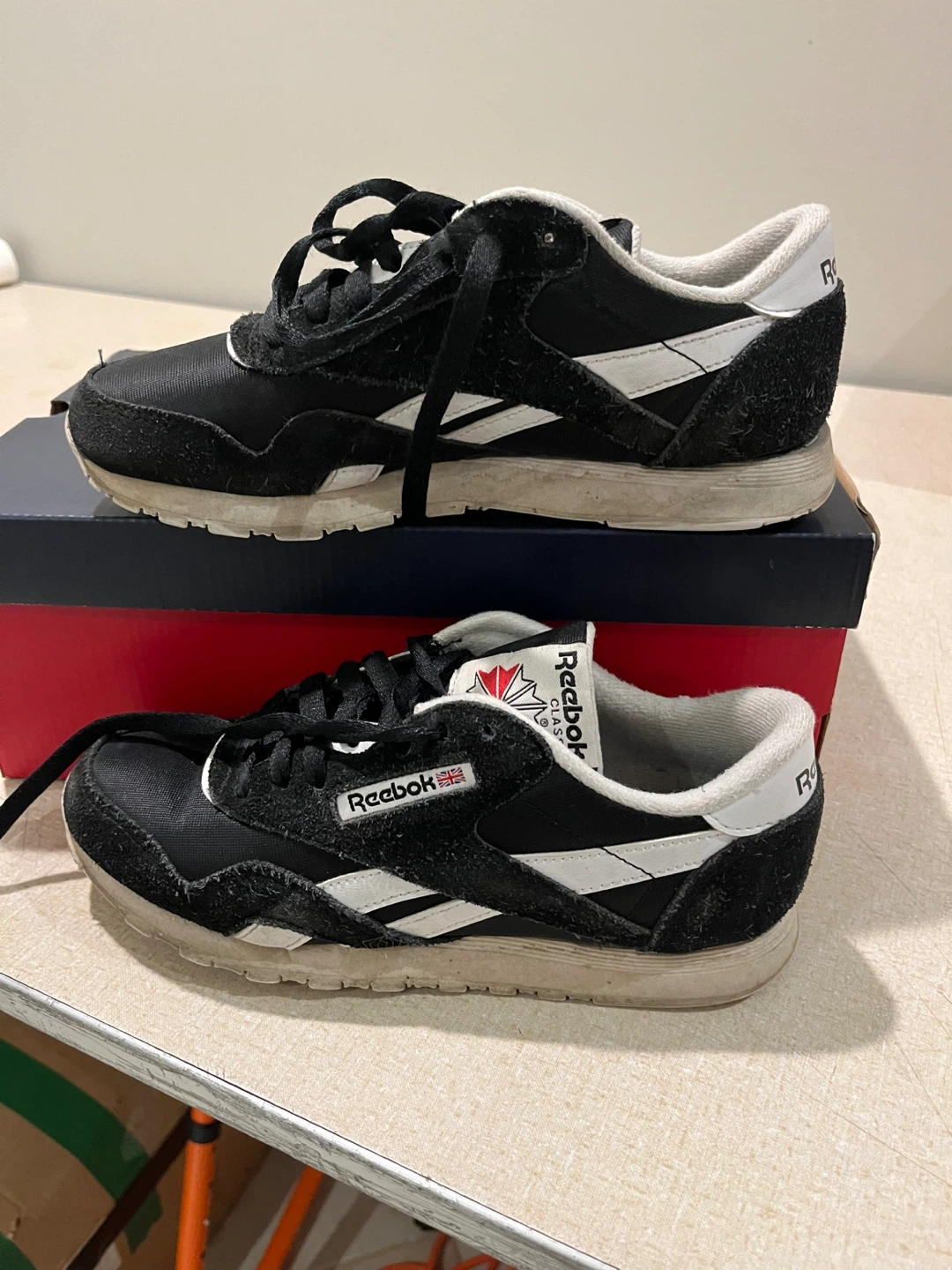 Reebok Classic Nylon Shoes - Black - photo 2