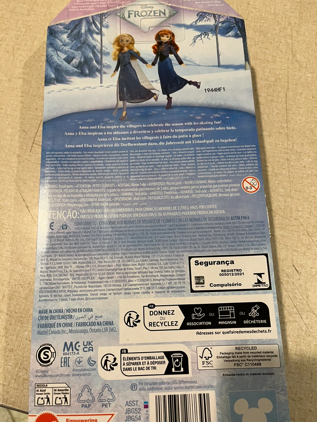 BRAND NEW Disney Frozen Skating Anna Doll - photo 2