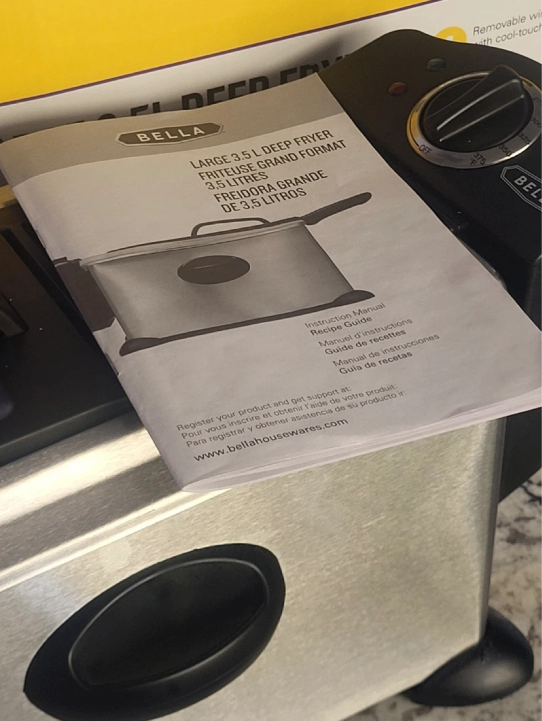 BELLA Large 3.5L Deep Fryer - photo 5