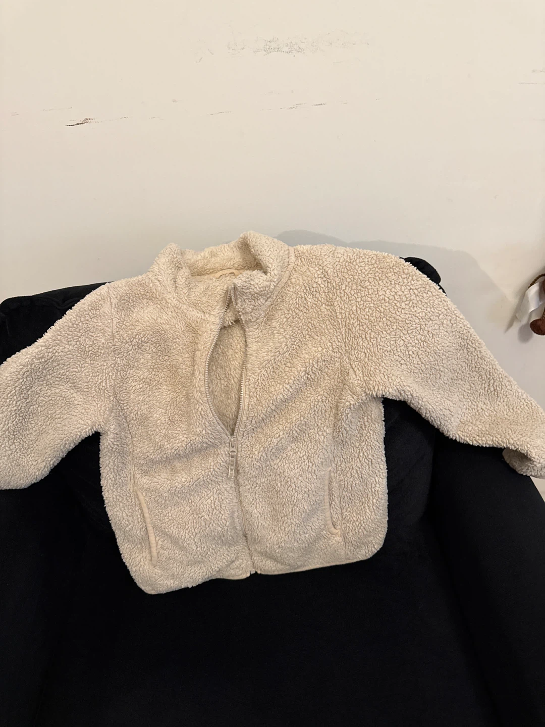UNIQLO Fleece Jacket - Cream - Size 130