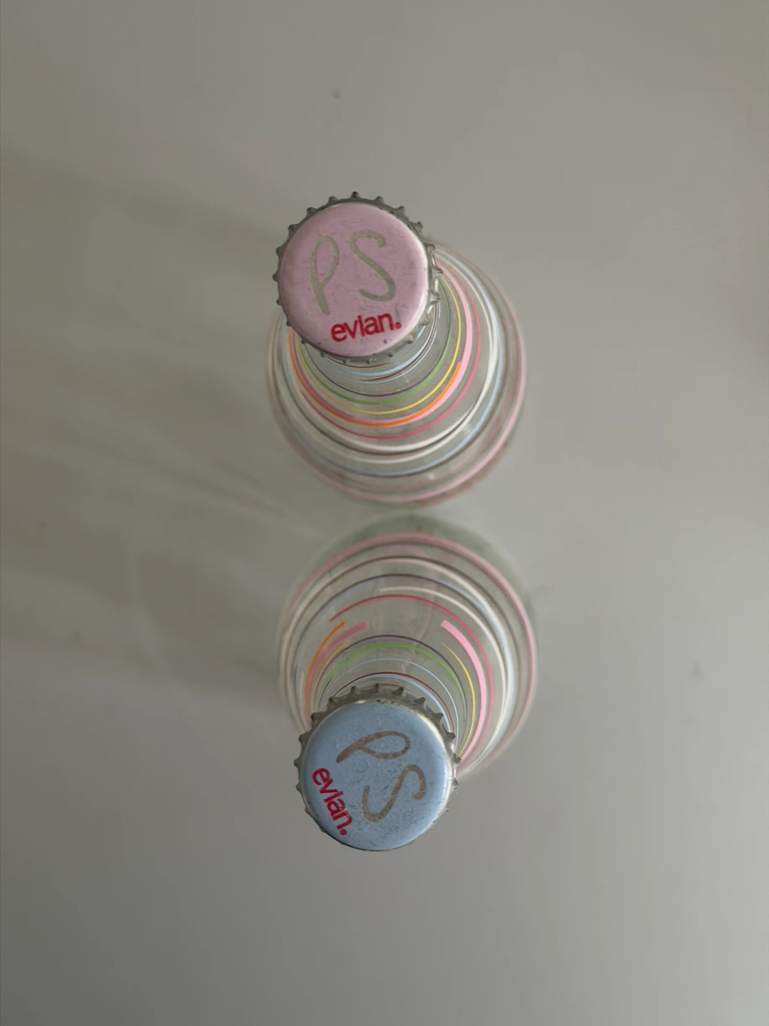 Evian x Paul Smith Limited Edition Glass Bottles (Set of 2) - photo 2