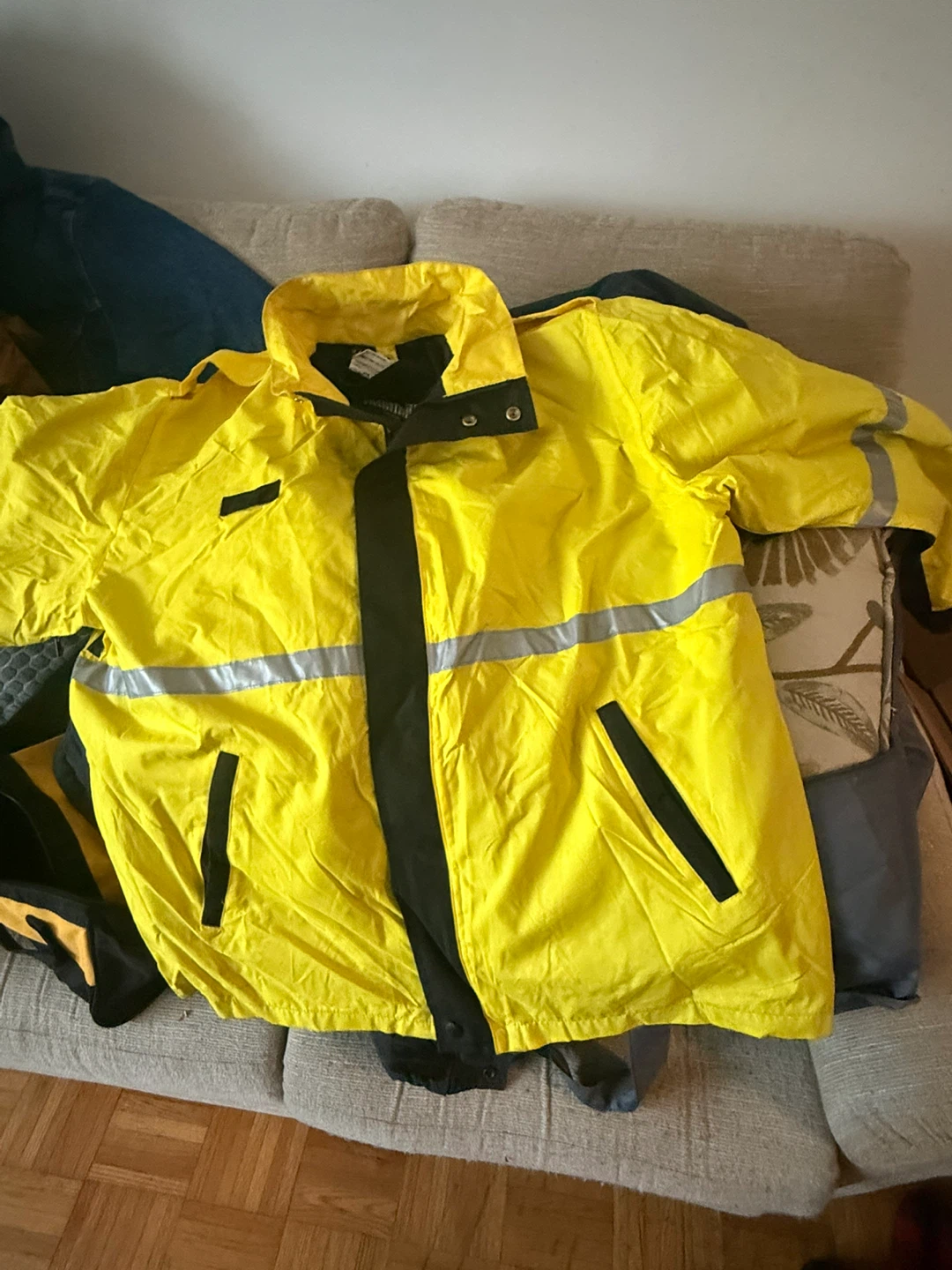 Hammill Yellow & Black Work Jacket