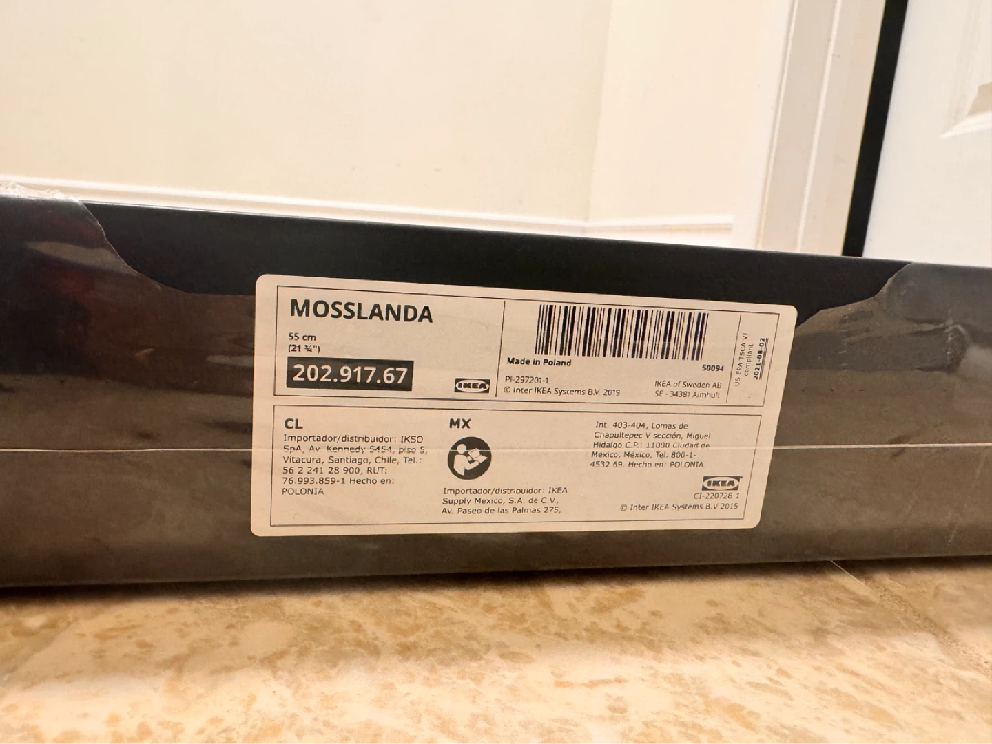 IKEA Mosslanda Picture Ledge 55 cm Black - photo 2