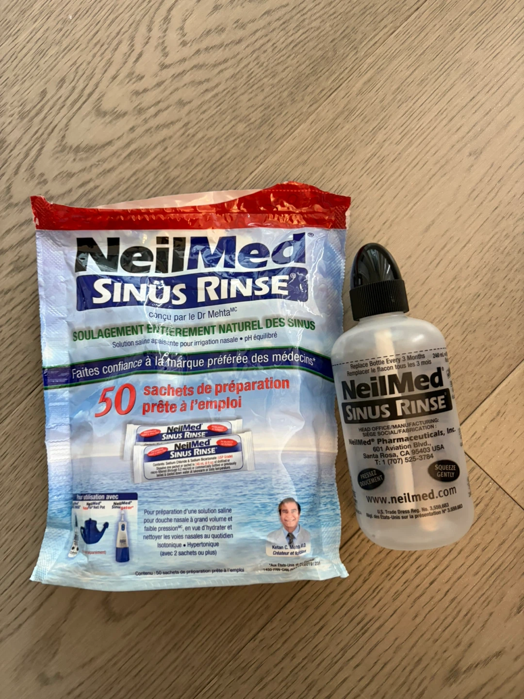 NeilMed Sinus Rinse 50 Pre-measured Sachets