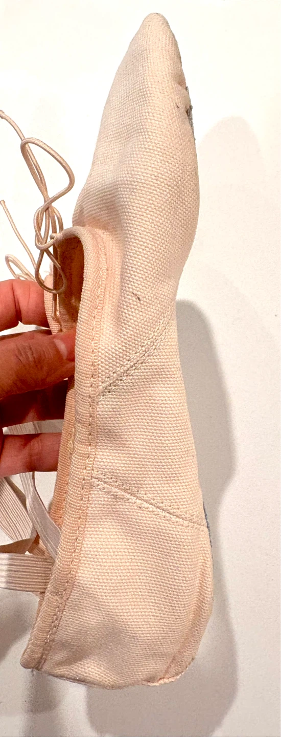 Pink Canvas Ballet Shoes - Size 6 - photo 3