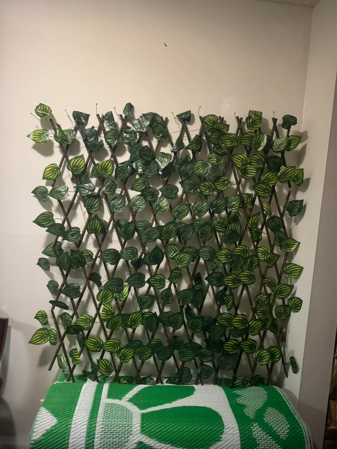Artificial Ivy Expandable Garden Trellis leave panel - photo 2