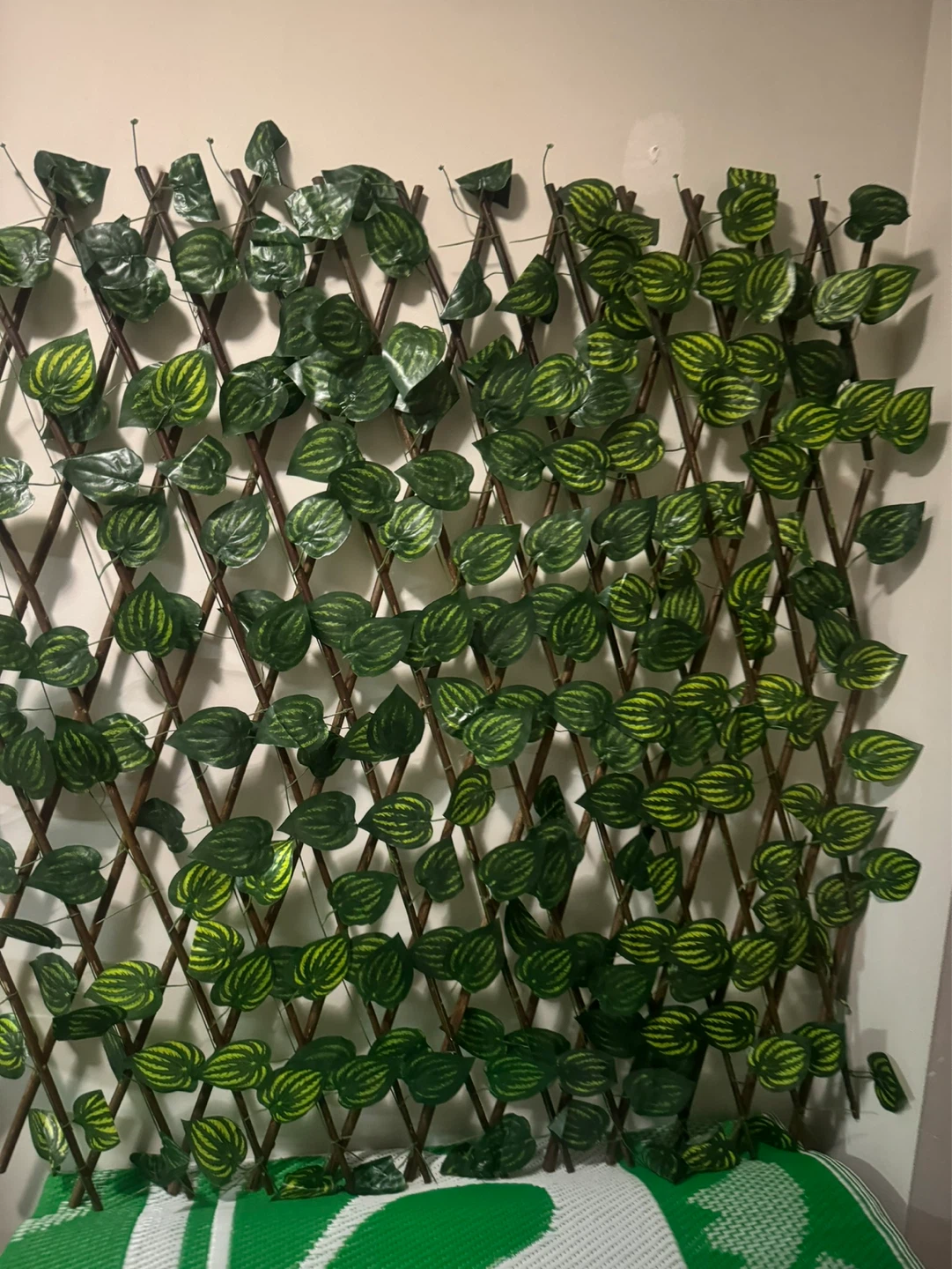 Artificial Ivy Expandable Garden Trellis leave panel - photo 5
