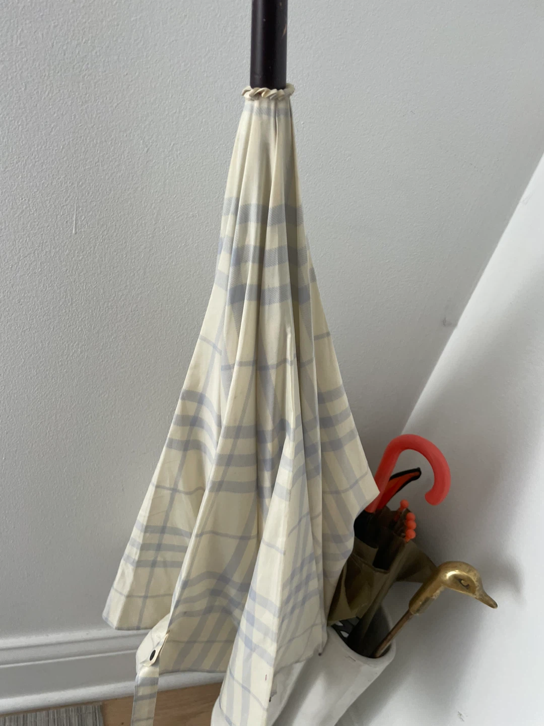 Vintage Burberry Plaid Umbrella - photo 5