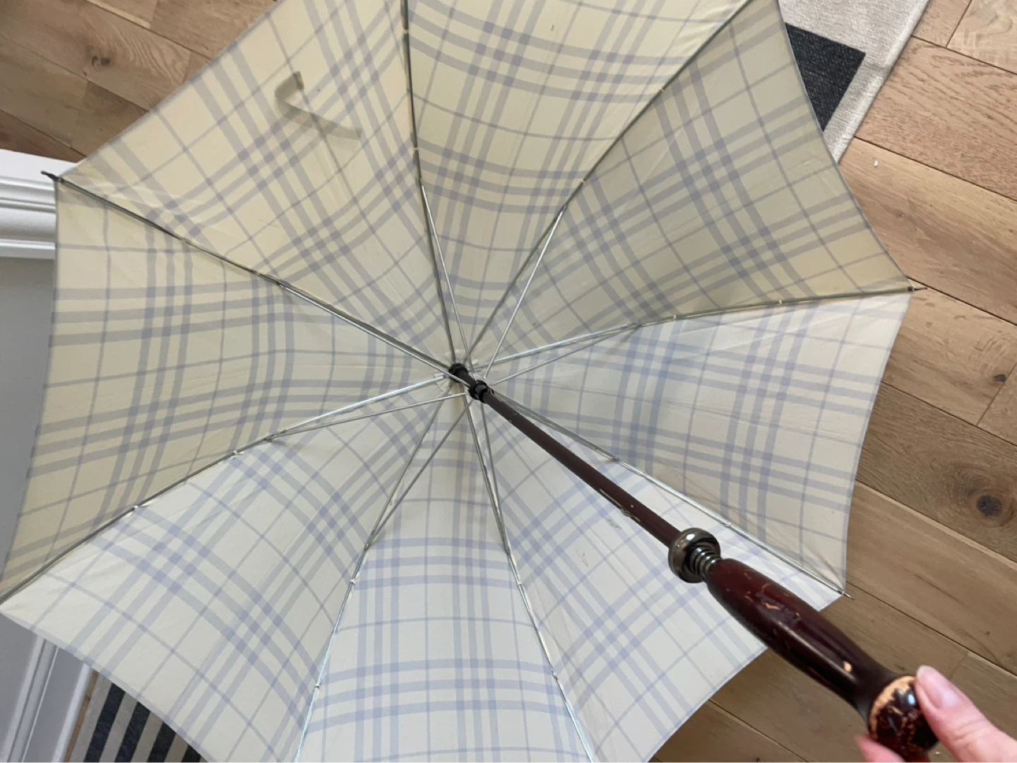 Vintage Burberry Plaid Umbrella - photo 3