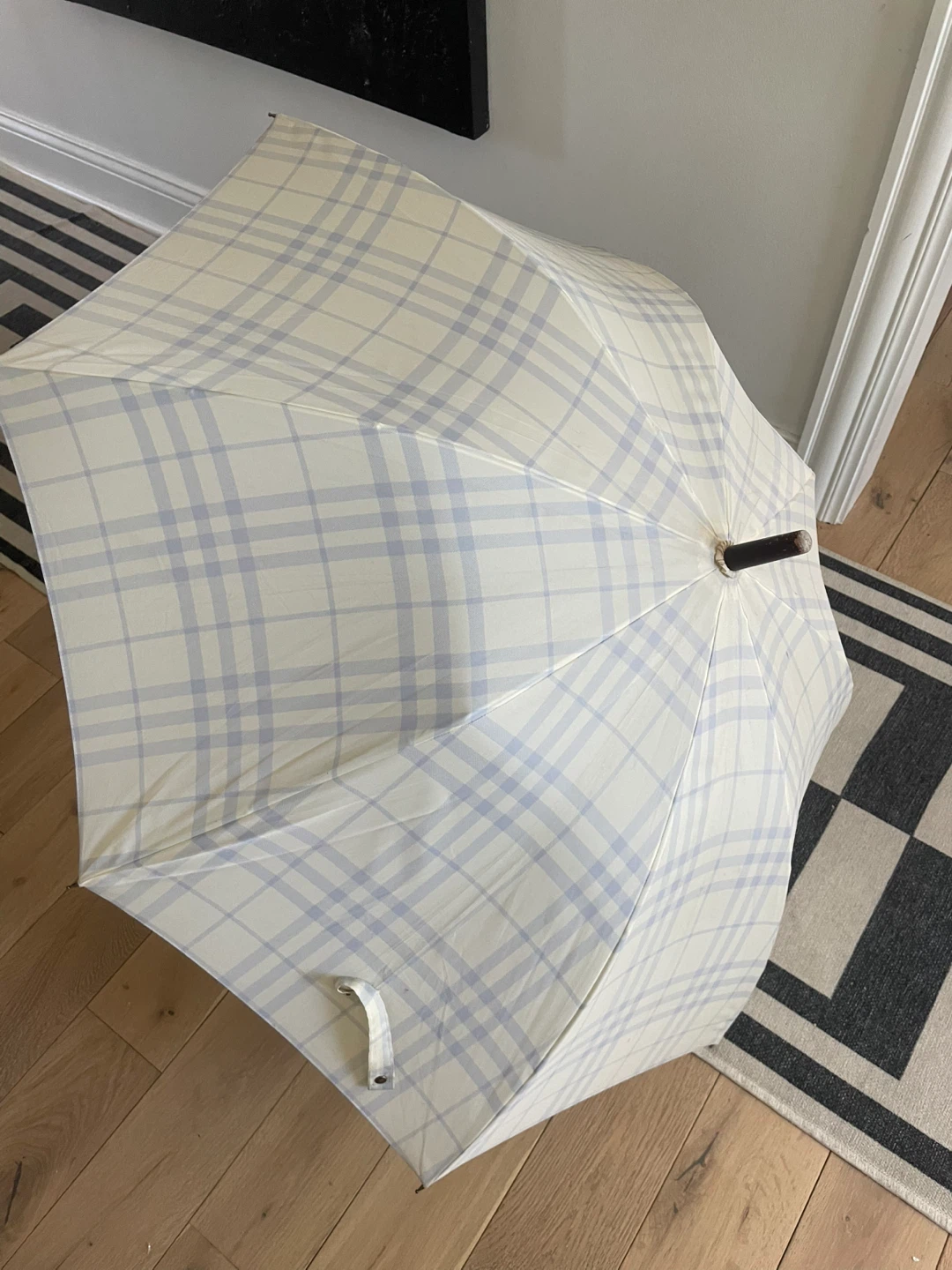 Vintage Burberry Plaid Umbrella