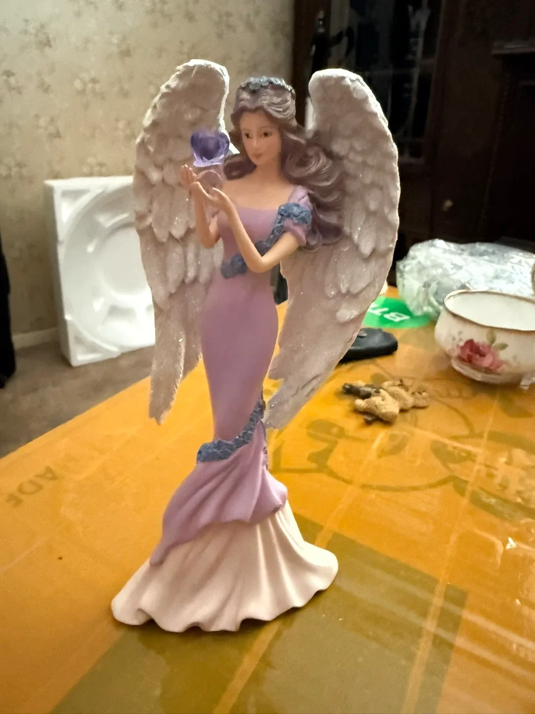 Thomas Kinkade Angels of Caring Figurine