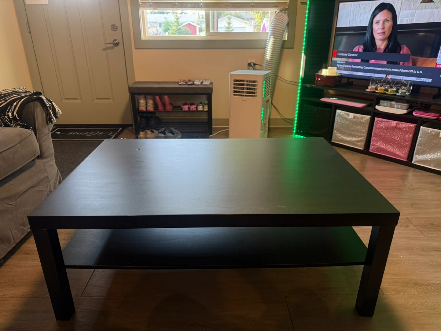 IKEA LACK Coffee Table, Black-Brown