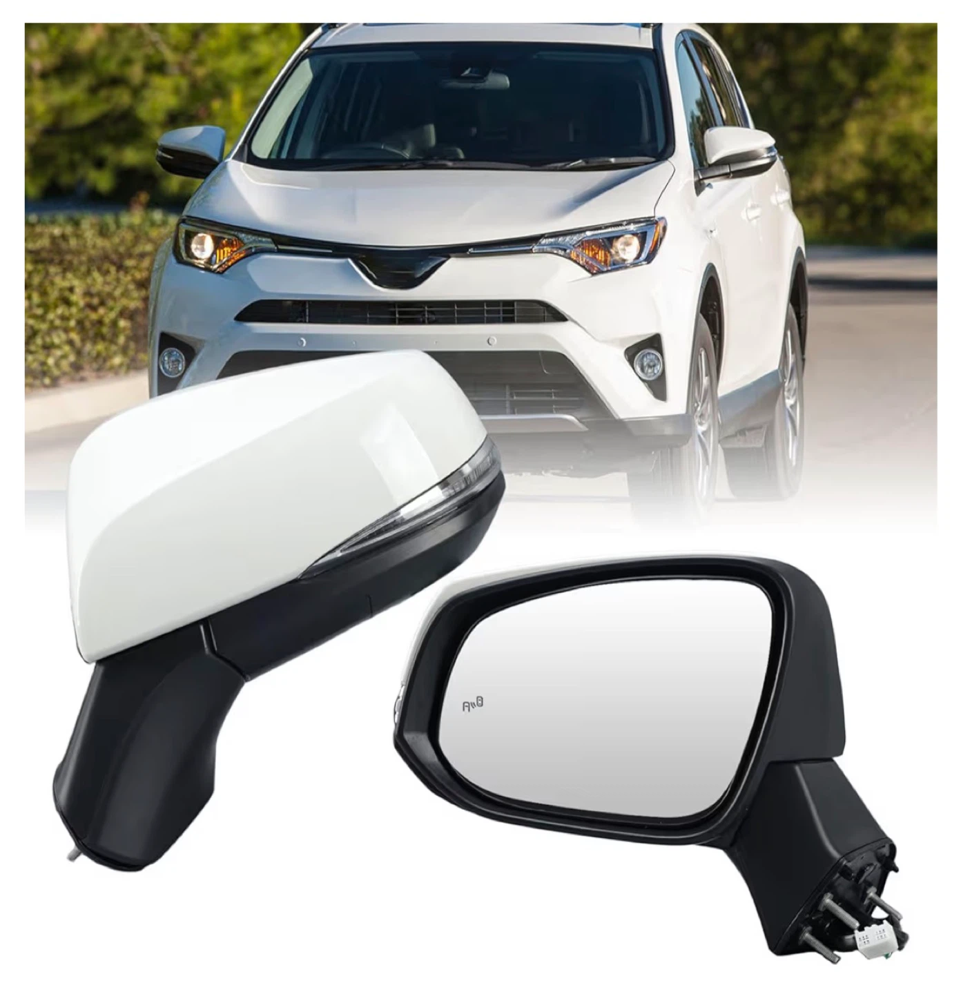 Toyota RAV4 - White Drivers Side Mirror - photo 3