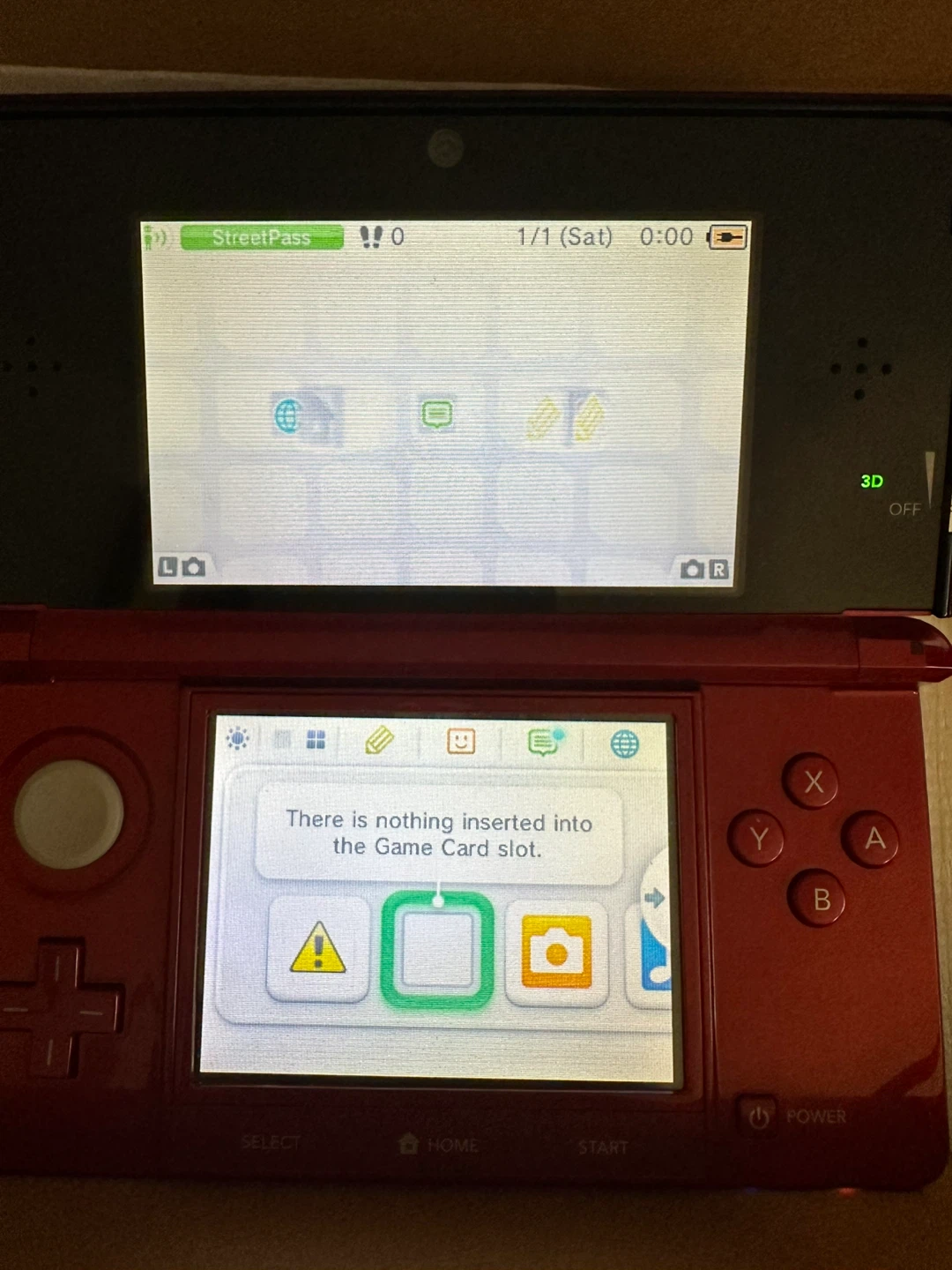 Nintendo 3DS Red