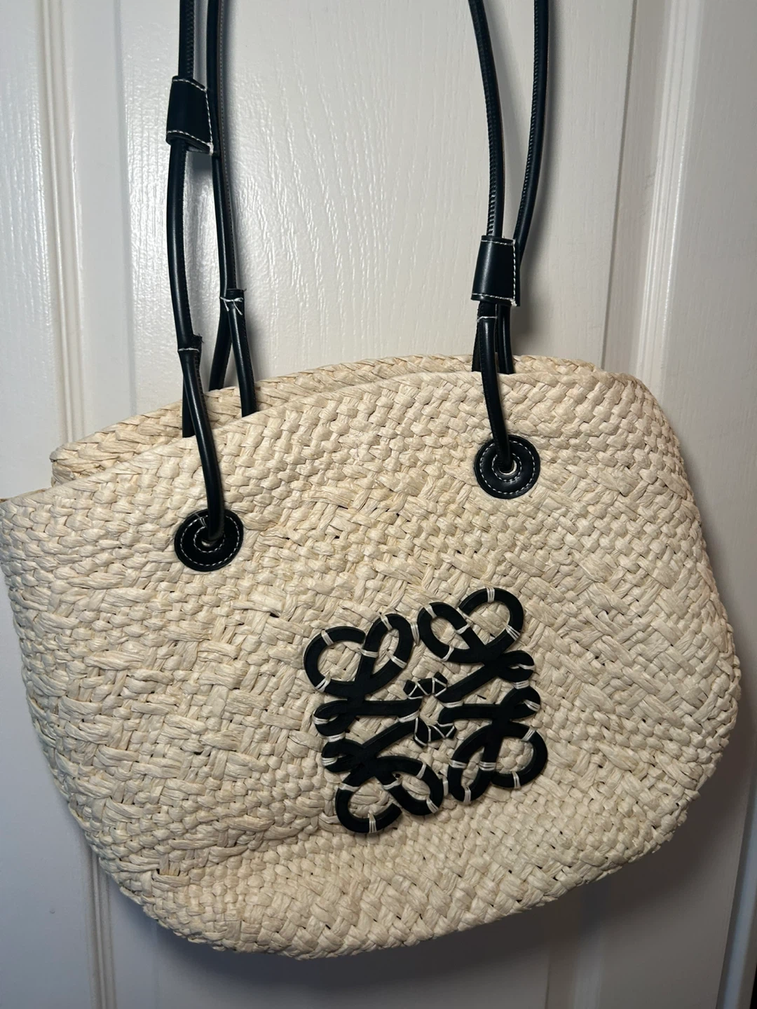Loewe Raffia Basket Bag