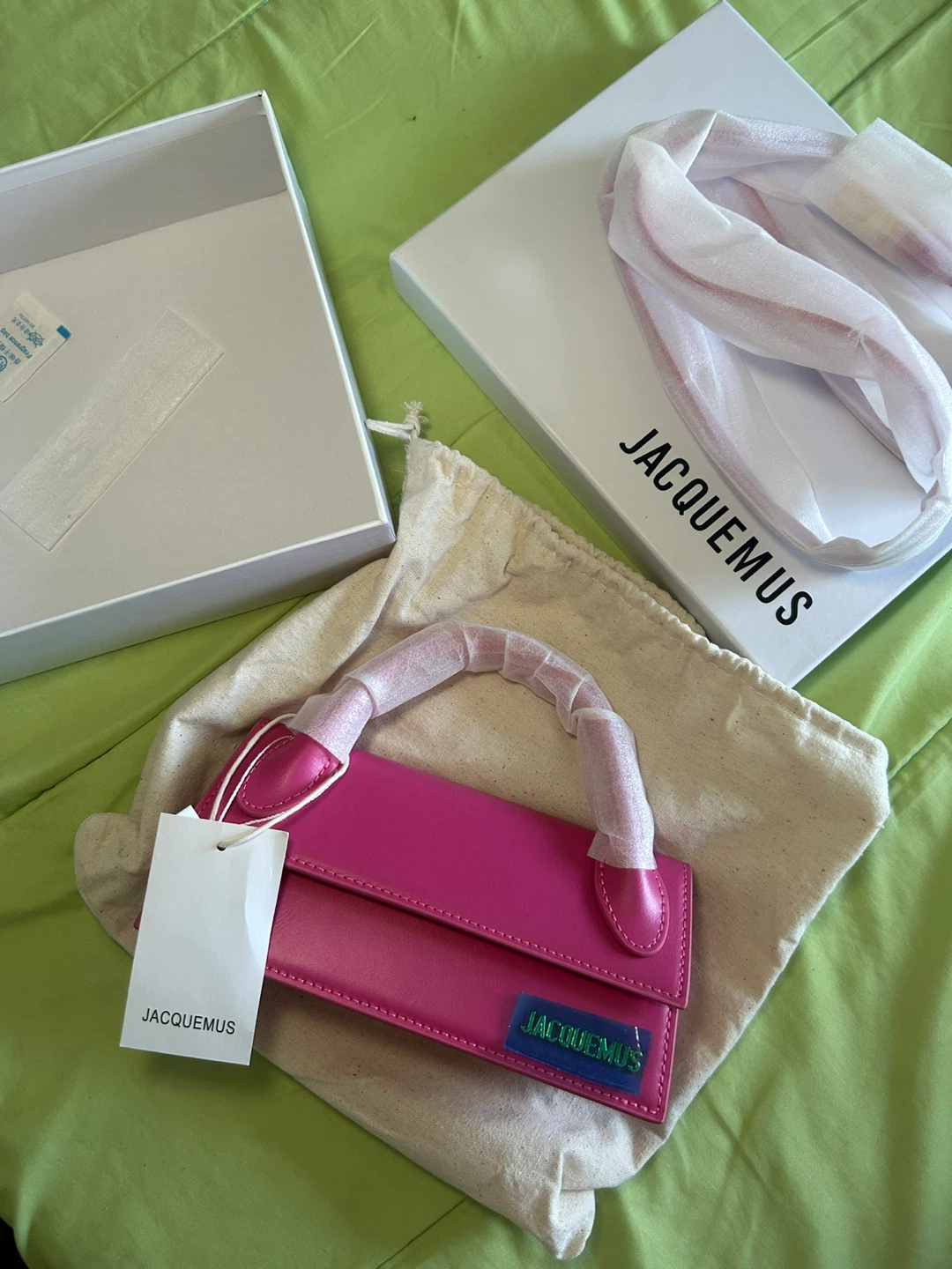 Jacquemus Le Chiquito Pink Leather Mini Bag