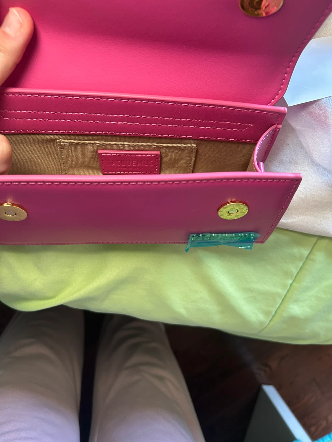 Jacquemus Le Chiquito Pink Leather Mini Bag - photo 5