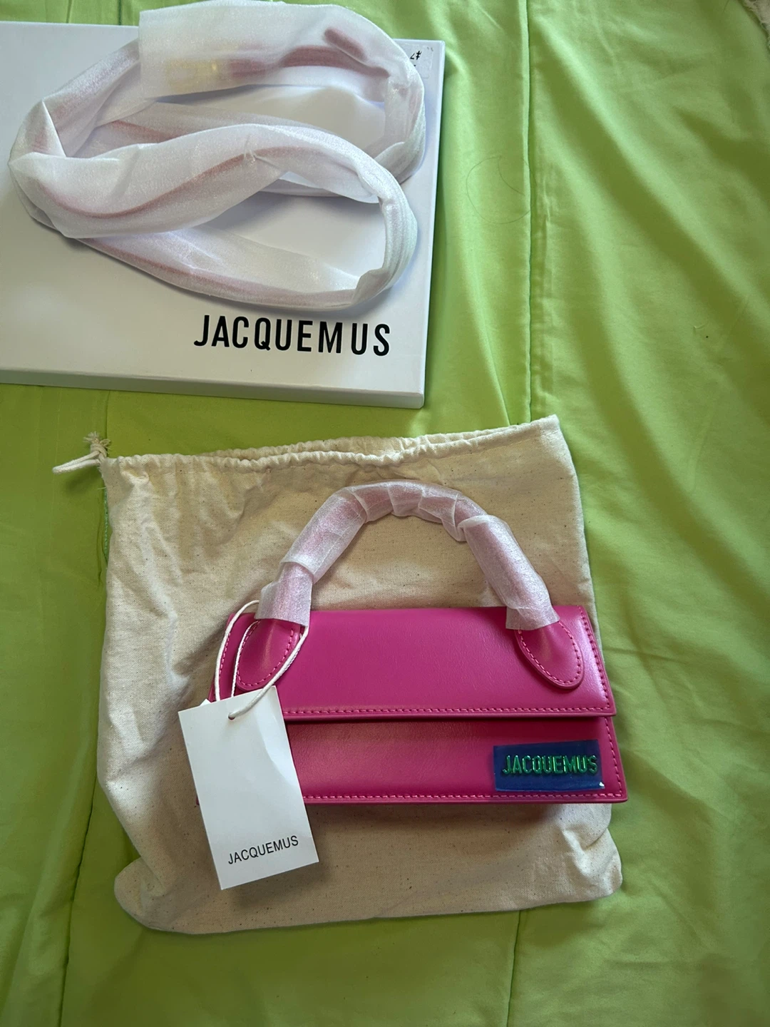 Jacquemus Le Chiquito Pink Leather Mini Bag - photo 2