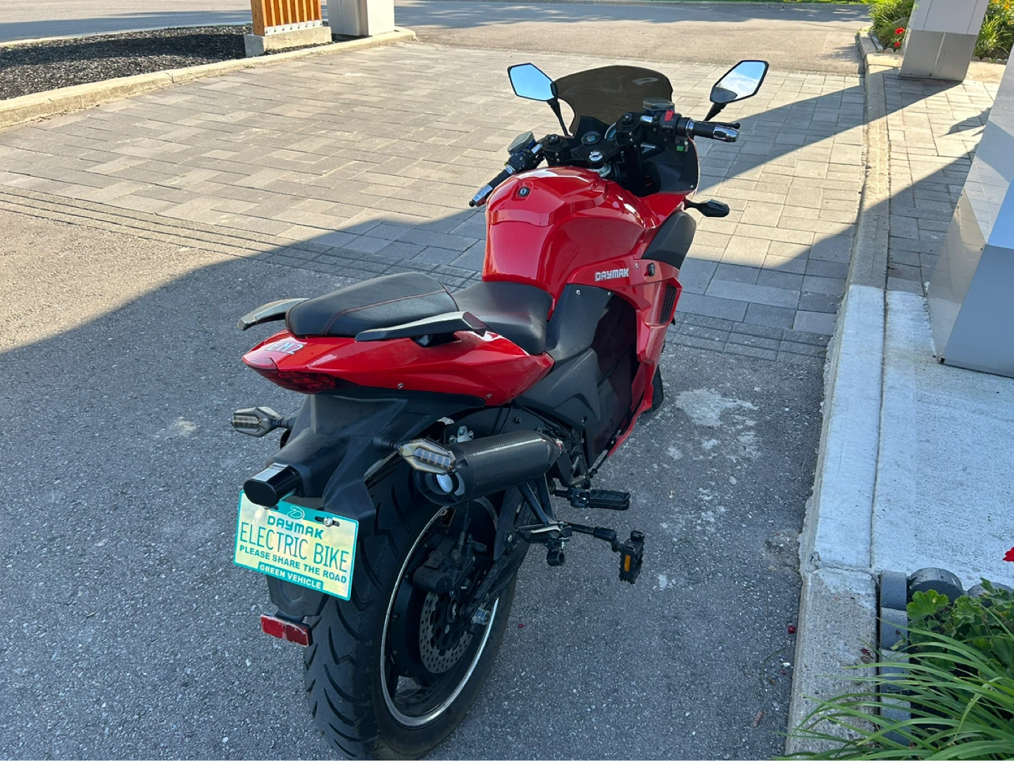 Red DAYMAK Electric Bike - photo 2