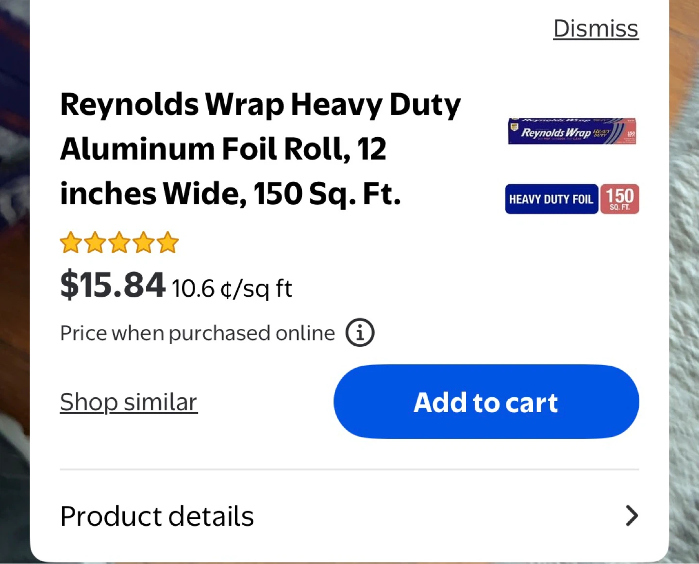 Aluminum foil, heavy duty, new sealed boxes - photo 2