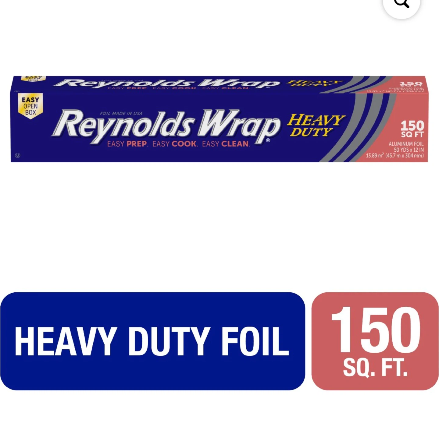 Aluminum foil, heavy duty, new sealed boxes