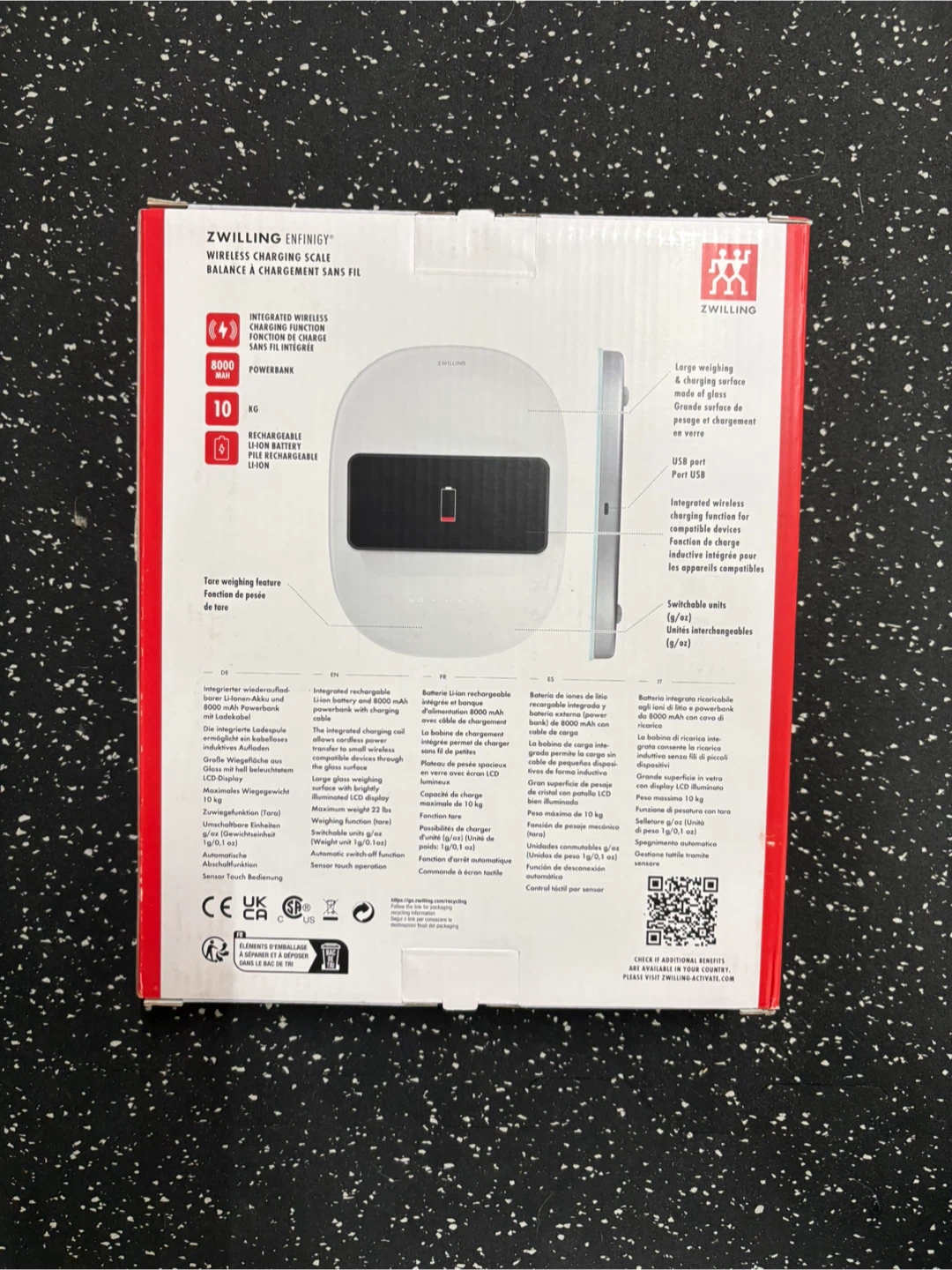 ZWILLING J.A Henkles Enfinigy Wireless 2 in 1 Charging Scale - photo 2