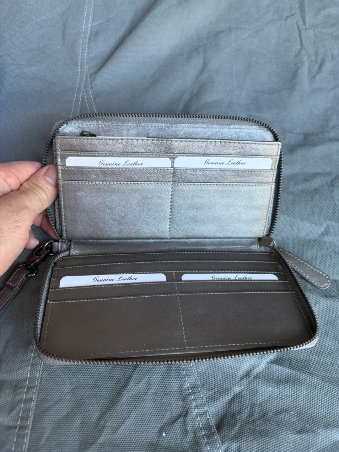 Kenneth Cole Genuine Leather Zip Around Wallet - photo 2