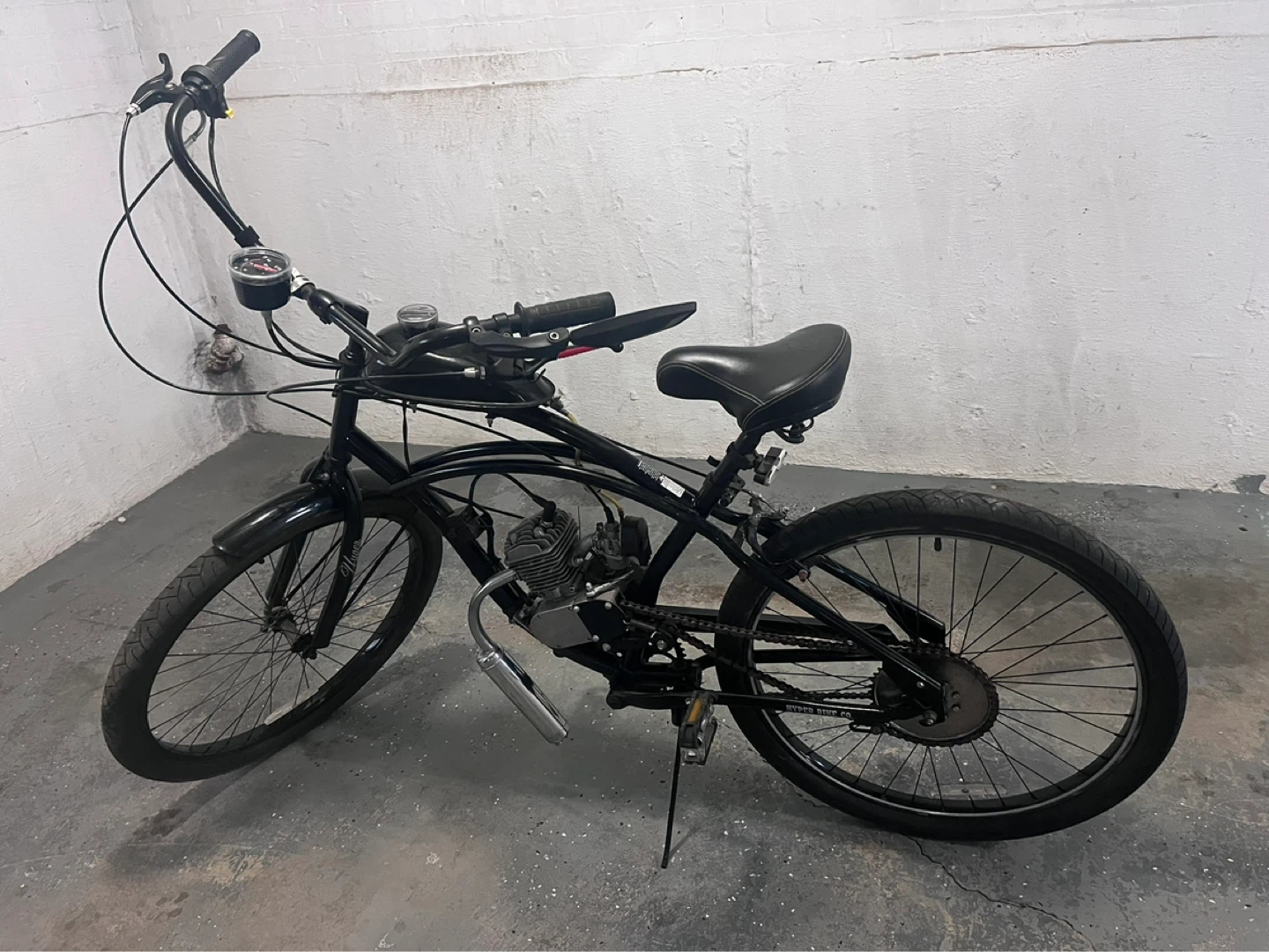 Black Hyper Bike Co. Motorized Bicycle