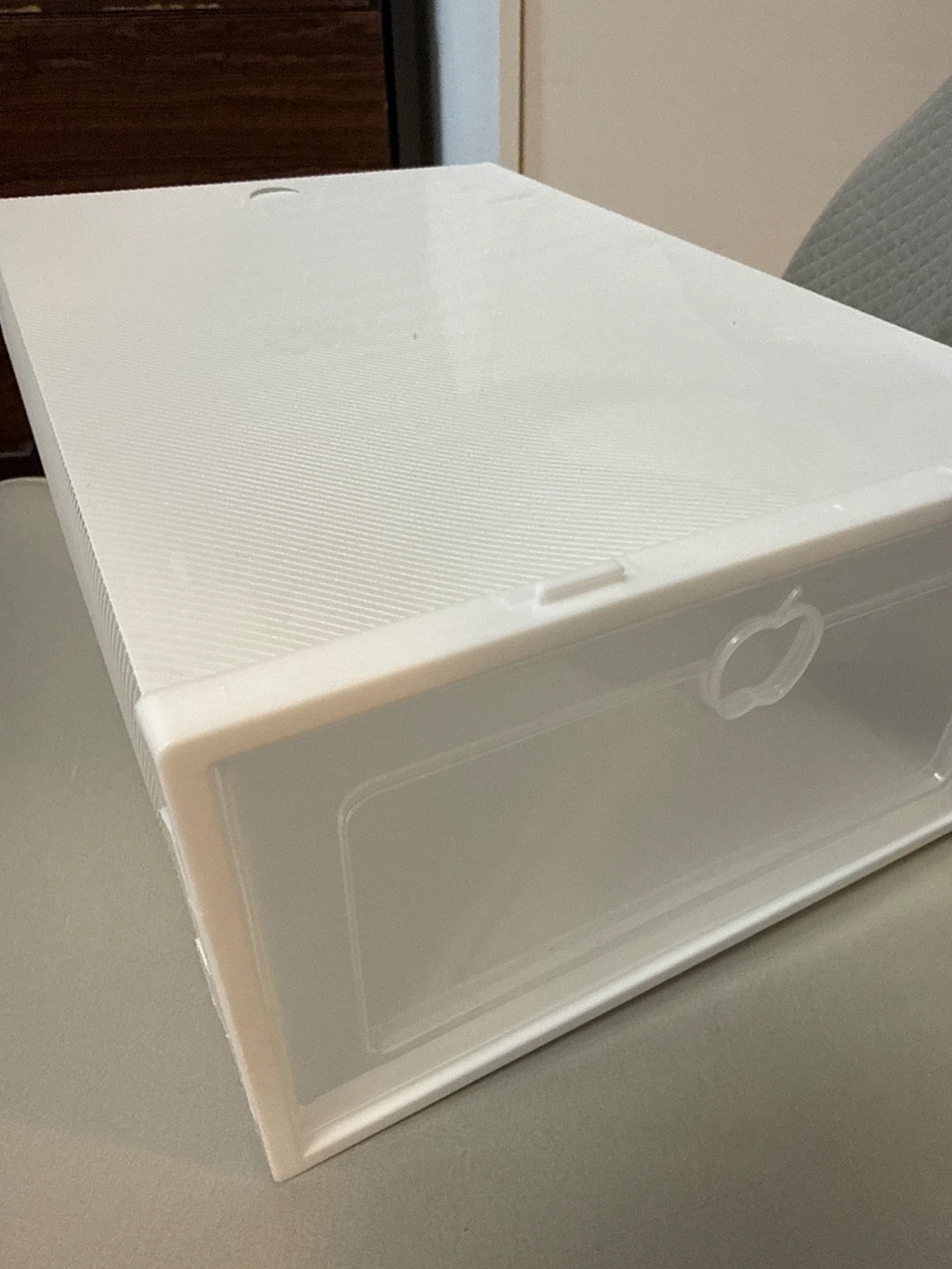 Set of 6 Clear Stackable Shoe Storage Boxes - photo 3