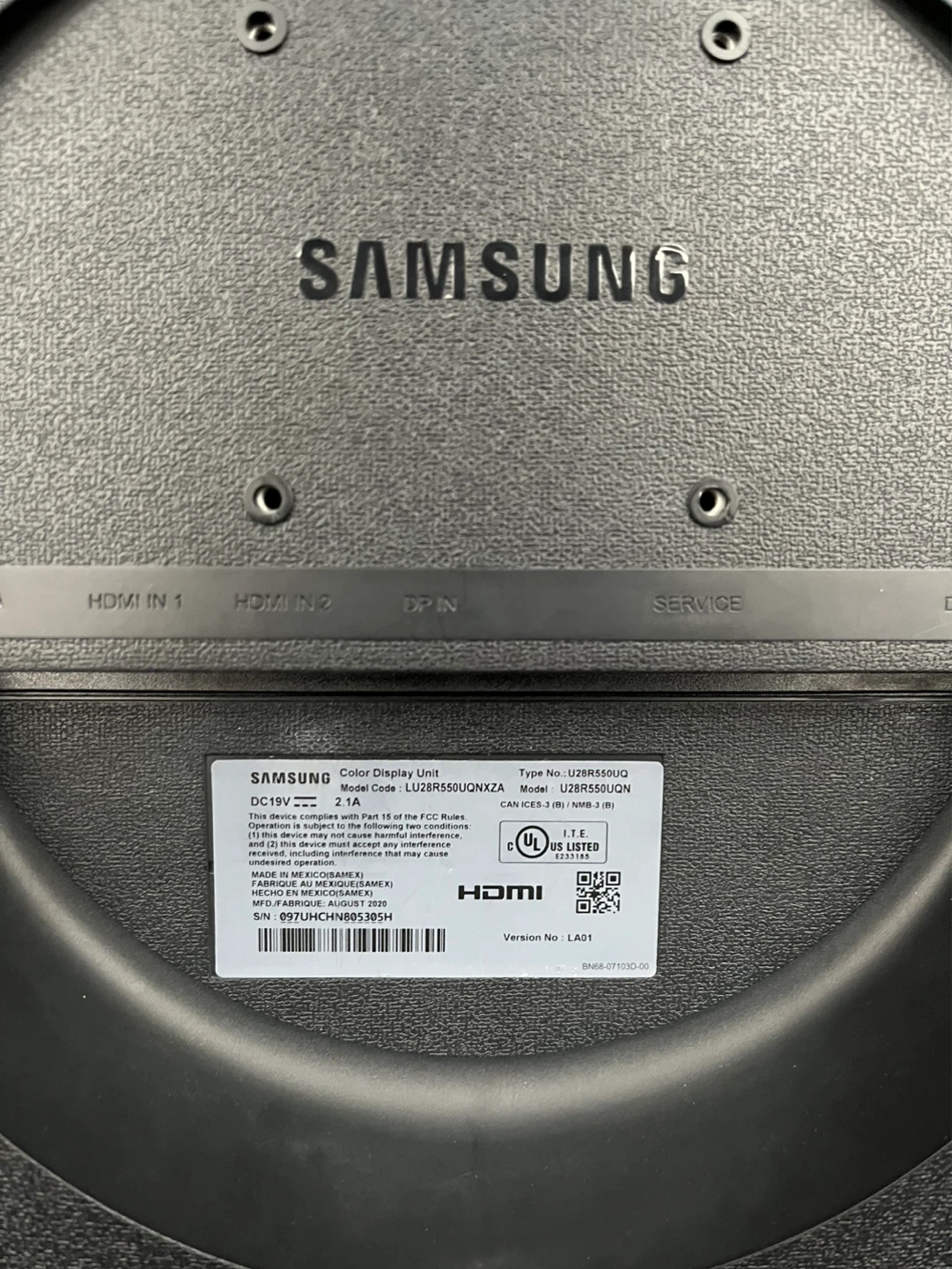 4K Samsung Monitor - photo 3