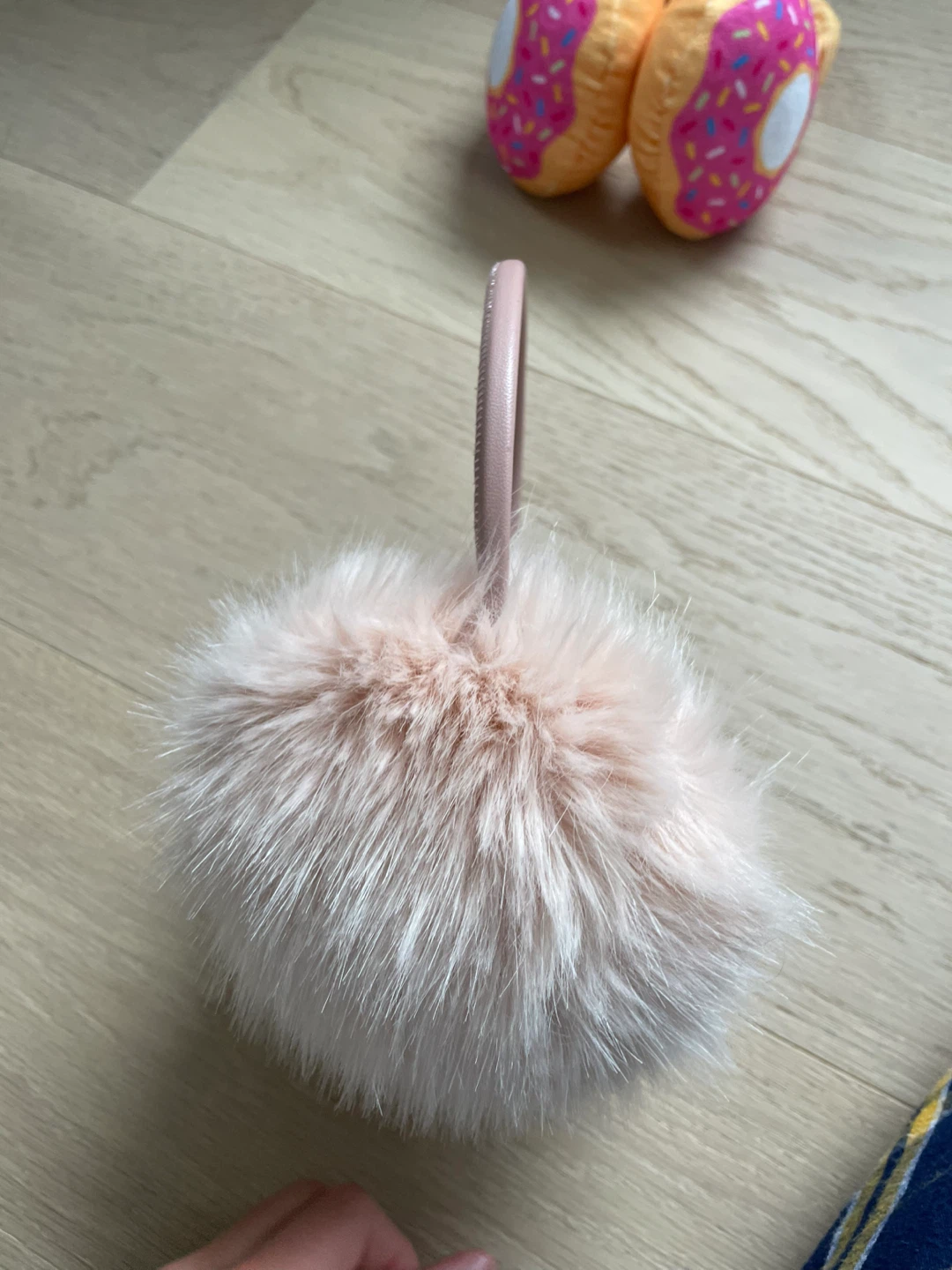 Pink Faux Fur Earmuffs - photo 2