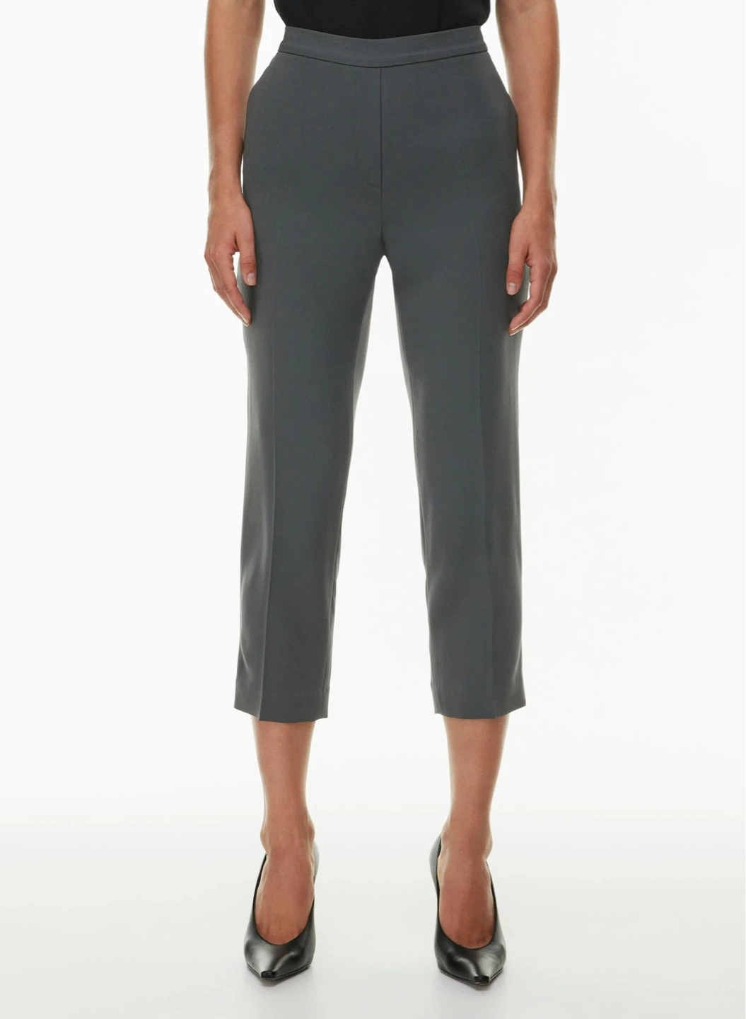 BABATON aritzia conan crop pants size 6- grey - photo 2