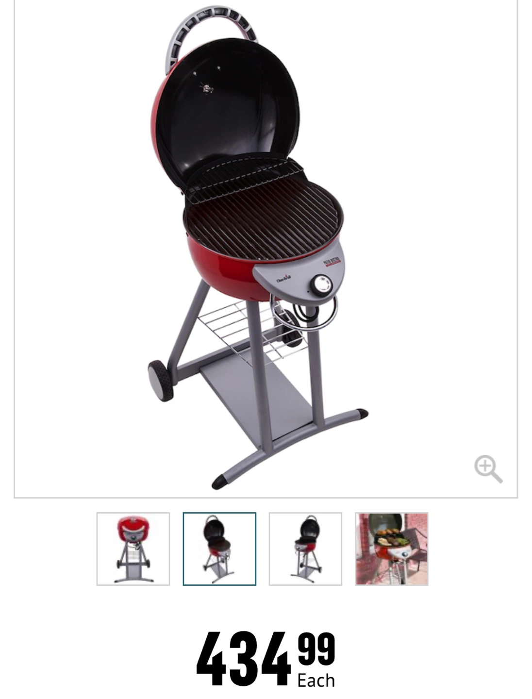 Char-Broil Patio Bistro Electric Barbecue - Red - photo 3