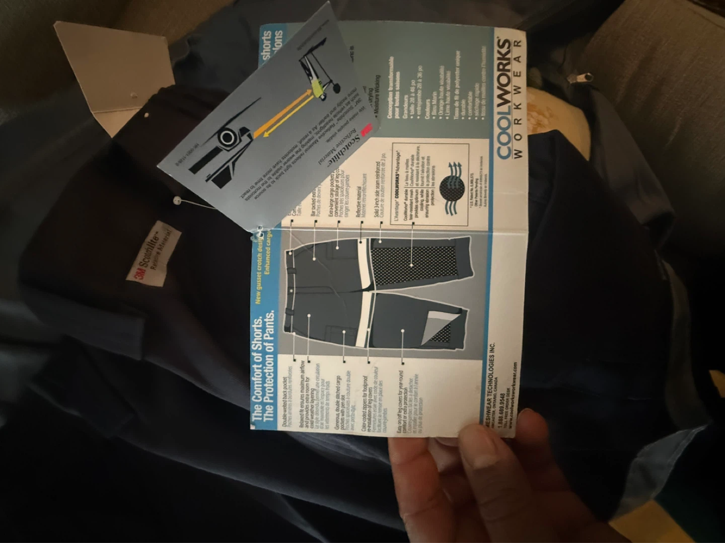 Workwear Pants with Reflective Strips