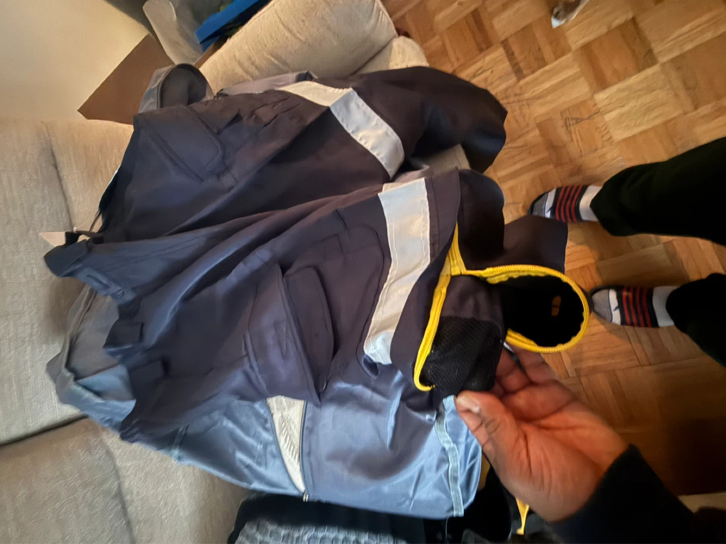 Workwear Pants with Reflective Strips - photo 2