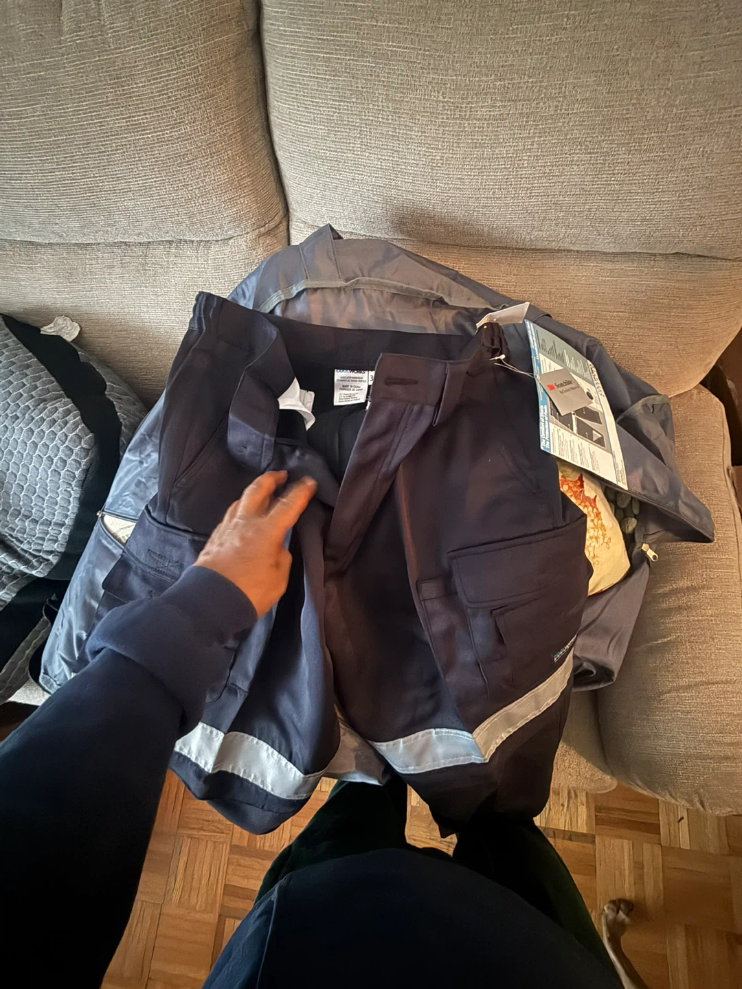 Workwear Pants with Reflective Strips - photo 5