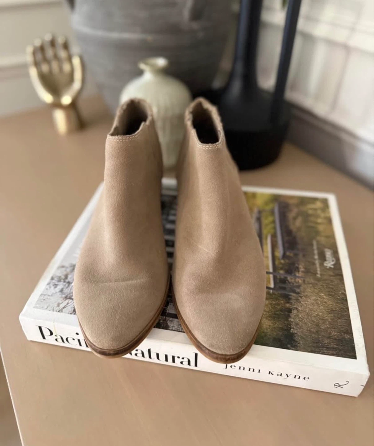 Dolce Vita Keiton Tan Suede Ankle Boots - photo 2