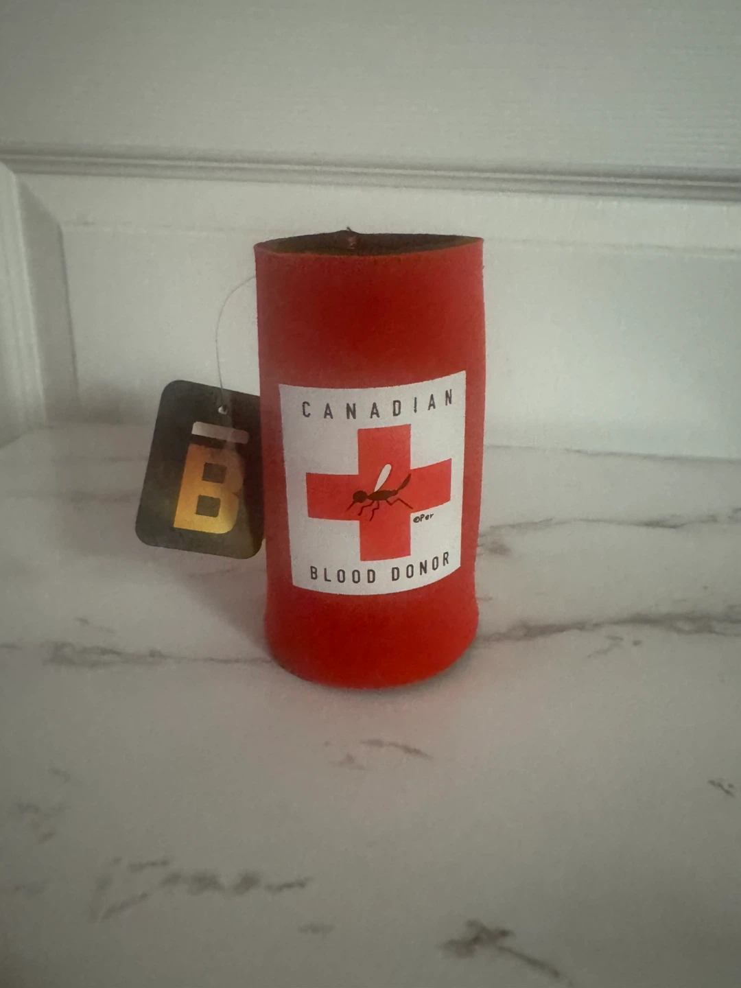Canadian Blood Donor Drink Koozie