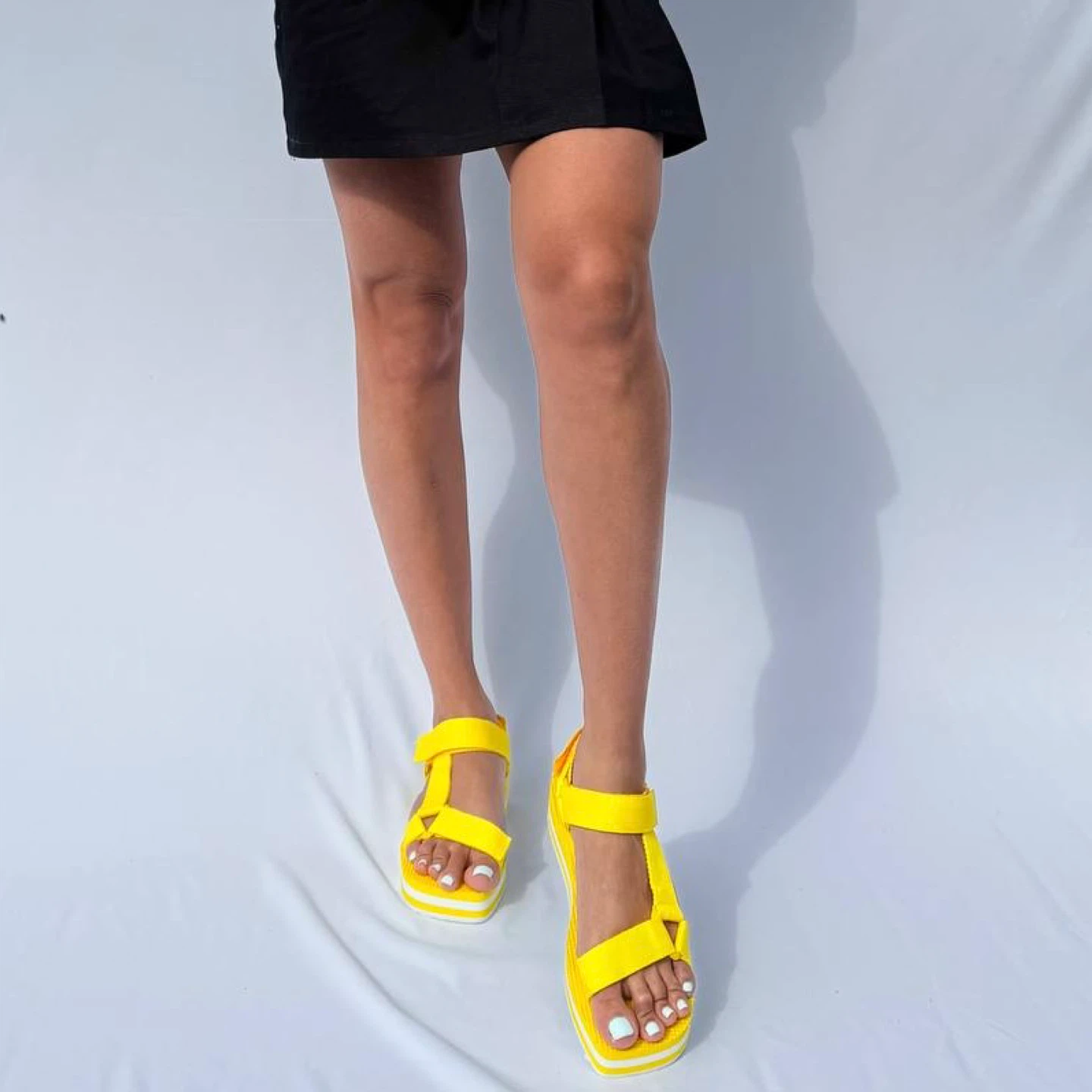 Yellow Platform Sport Sandals - photo 3