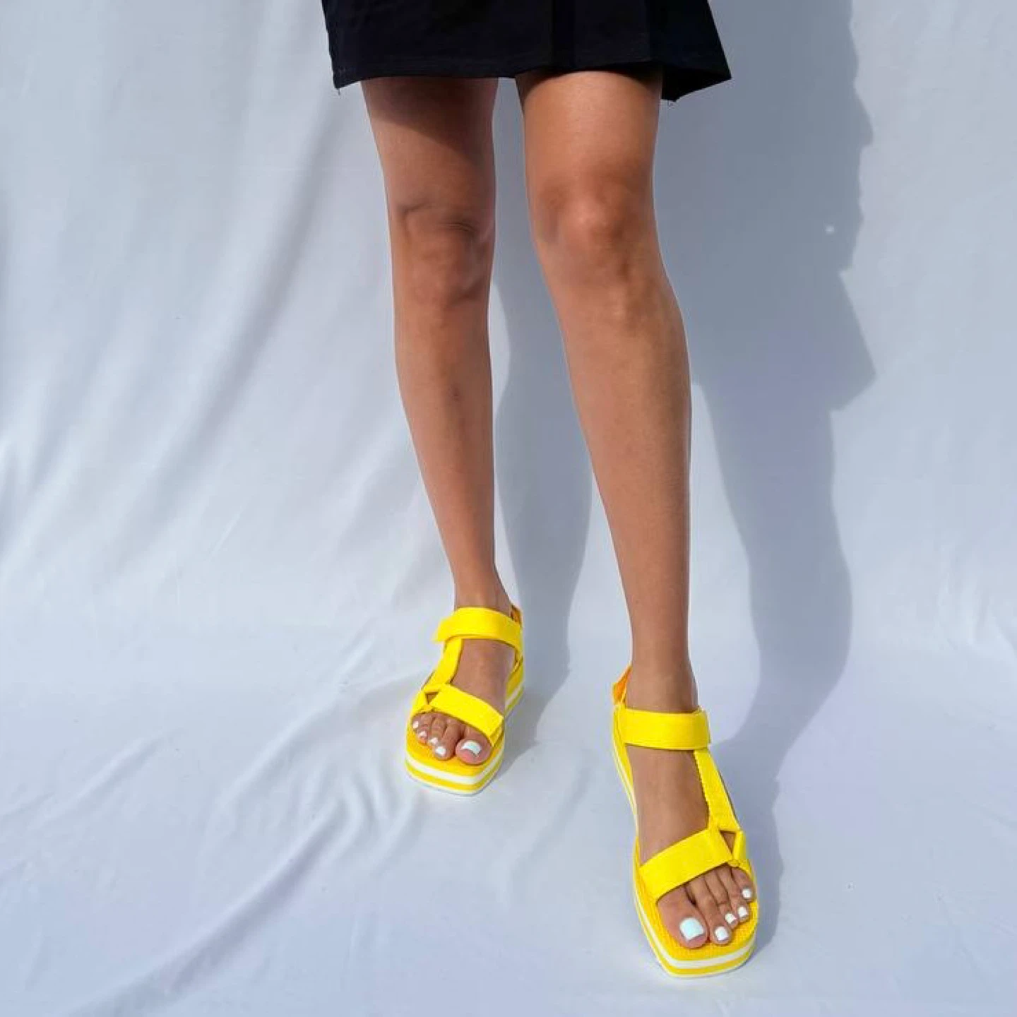 Yellow Platform Sport Sandals - photo 5