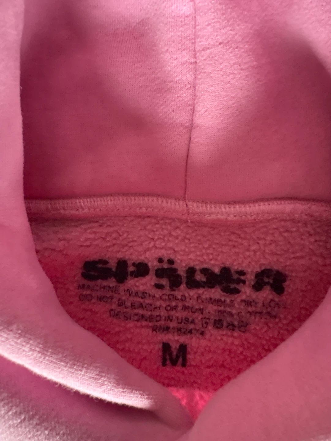 Spider Worldwide Pink Hoodie - photo 2