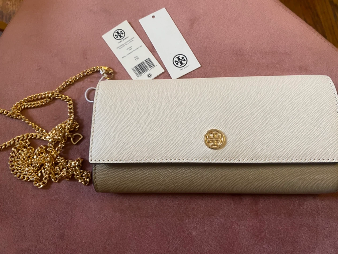 Tory Burch Emerson Wallet on a Chain