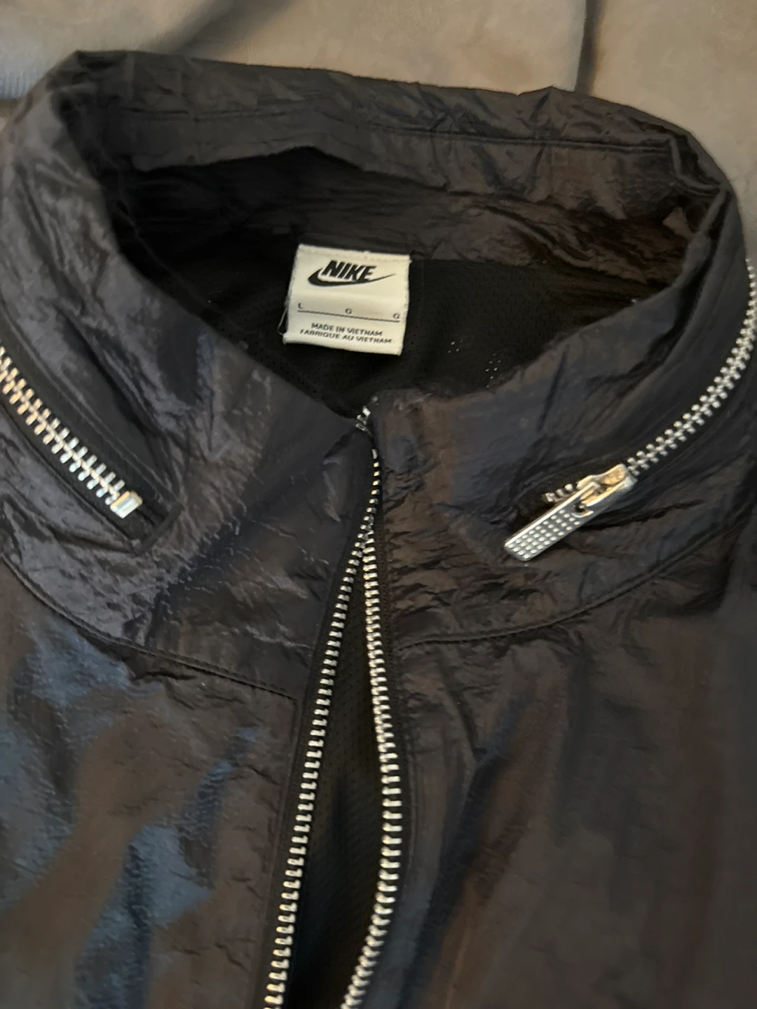 Nike Lightweight Black Track Jacket - photo 2