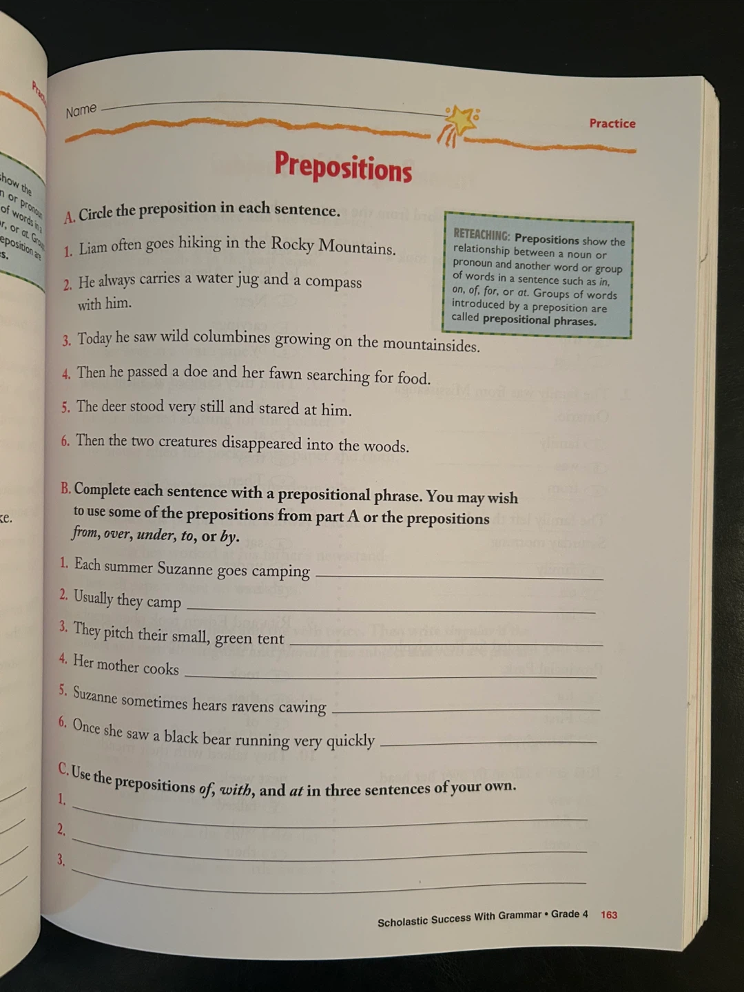 Grade 4 Workbook - Math, Reading, Writing, Grammar, Maps - photo 2