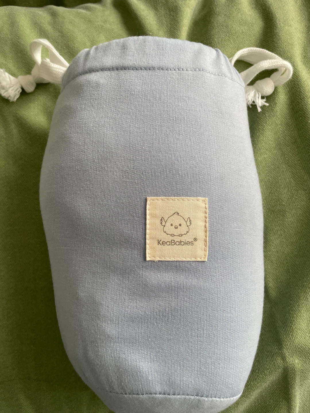 KeaBabies Light Blue Muslin Swaddle Blanket